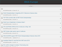 Tablet Screenshot of iska-europe.com
